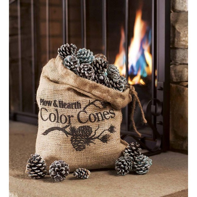 Plow amp Hearth Color changing Fireplace Color Cones 2 Lb Bag