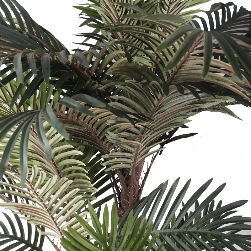 China supplier fake green plant for indoor outdoor home garden decor faux plastic tree artificial cycas revoluta palm tree