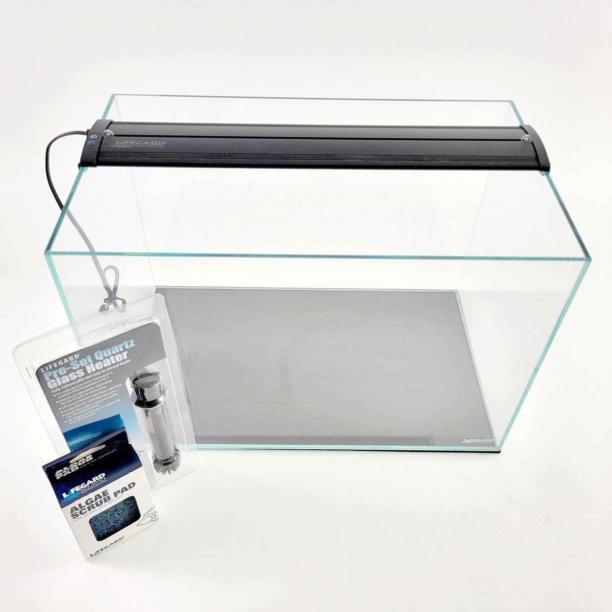 Lifegard Aquatics Low Iron Chrystal Fish Aquarium Kit