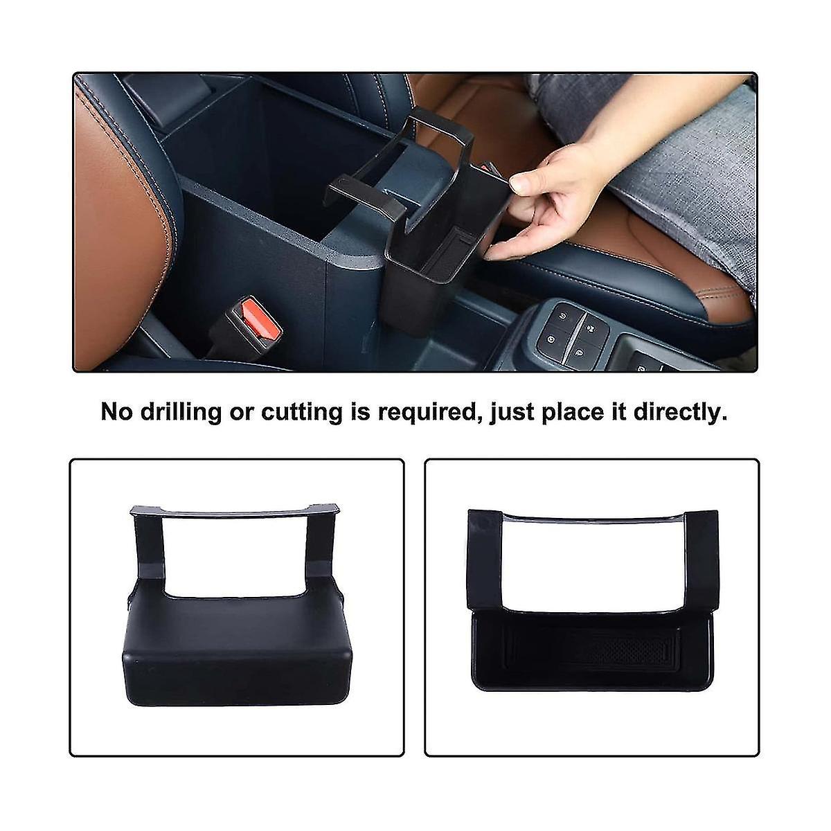 For 2022 2023 Center Console Organizer Armrest Tray Hanging Storage Box Accessories ，black