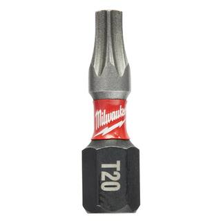 MW SHOCKWAVE Impact Duty 1 in. T20 Torx Alloy Steel Insert Bit (15-Pack) 48-32-5011