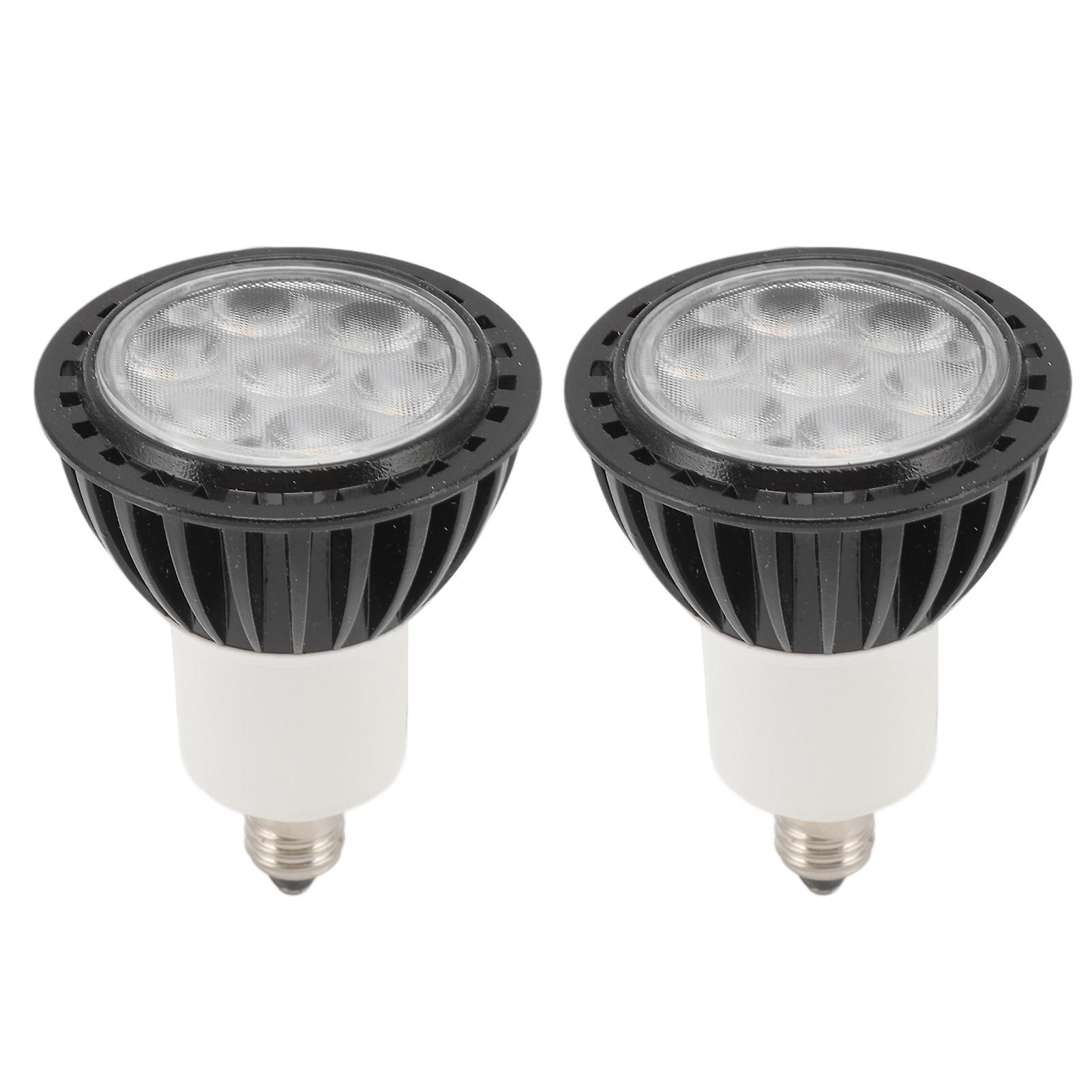 2 PCS E17 7LED Spotlight Bulb Energy Saving Spotlight Replacement Bulb Warm Light 7W 220V