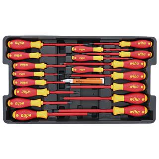 Wiha 80-Piece Master Electrician's Insulated Tools Set In Rolling Hard Case 32800