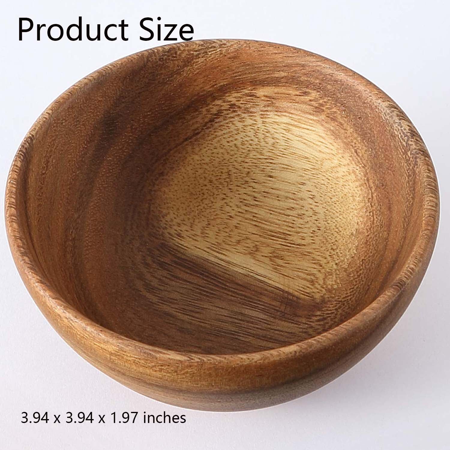 Acacia Bowl This item is not microwave or dishwasher safe