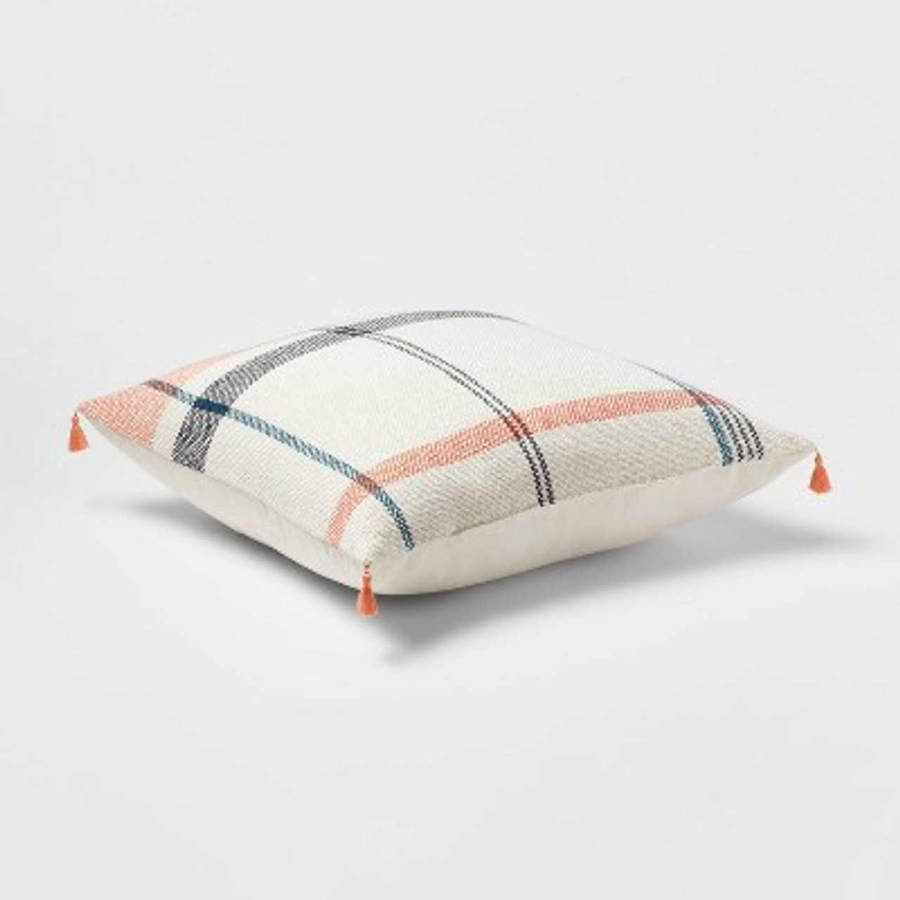 Oversized Woven Plaid Square Throw Pillow - Threshold™