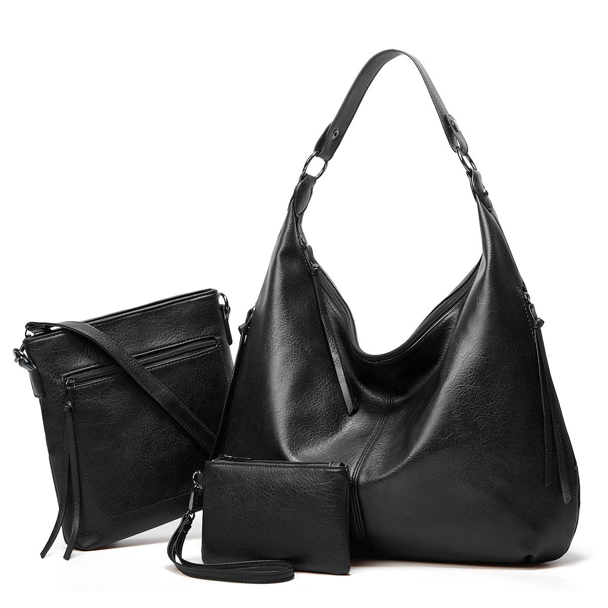 2021 New Women's Three-in-one Leather Bag