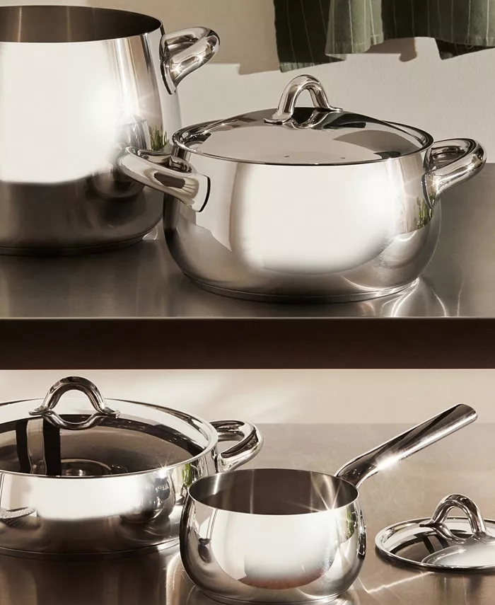 Alessi Mami Stainless Steel 7 PC Cookware set