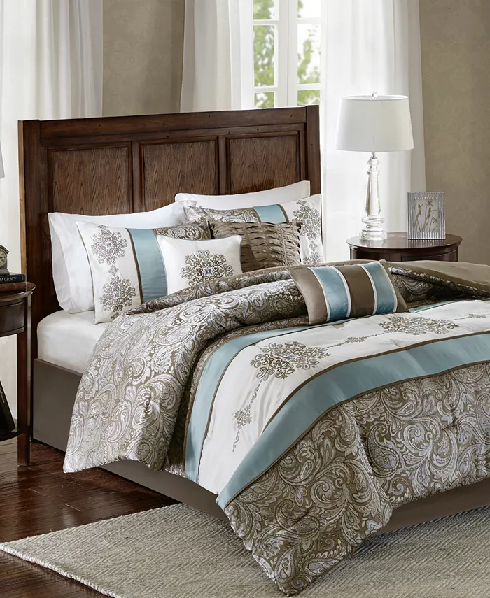 Madison Park Caroline 7-Pc. Comforter Set， Queen