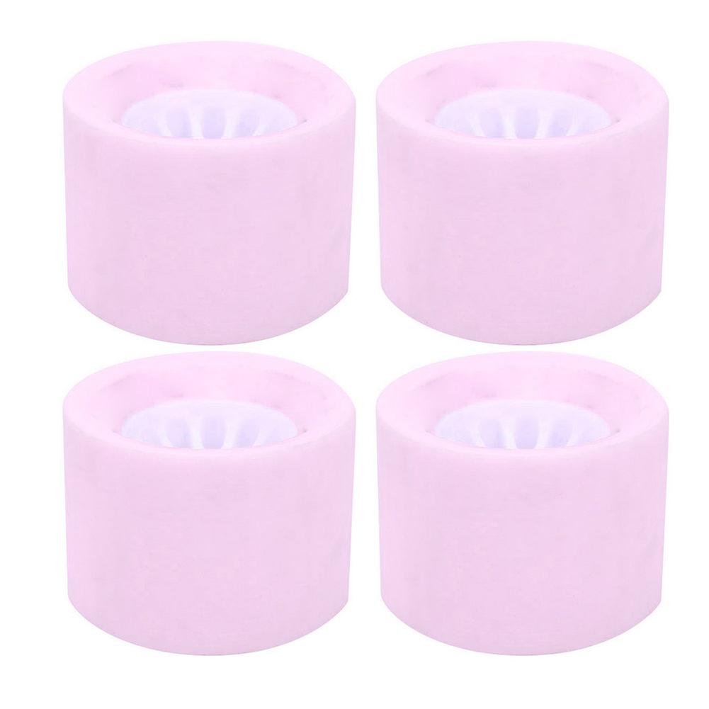 4pcs/set Pu Durable Longboard Dance Board Skateboard Replacement Wheel Accessorypink