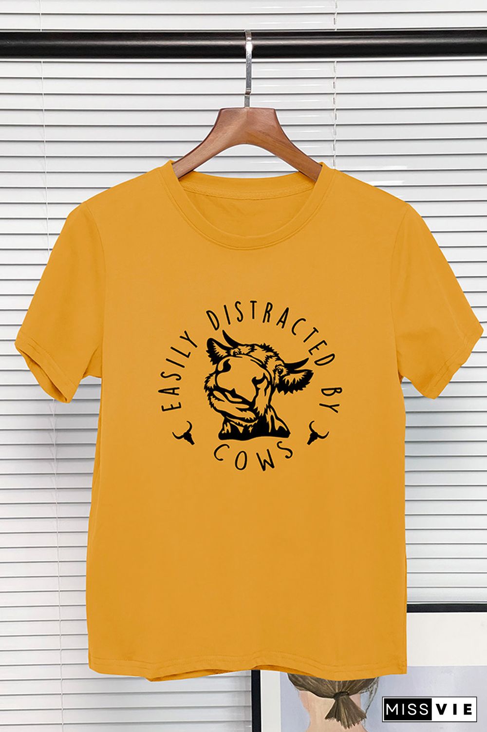 Easily Distracted By Cows Graphic Tee