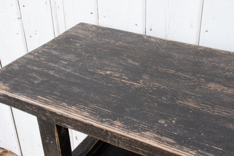 Primitive Chinese Black Console Table   Scandinavian   Console Tables   by De cor  Houzz