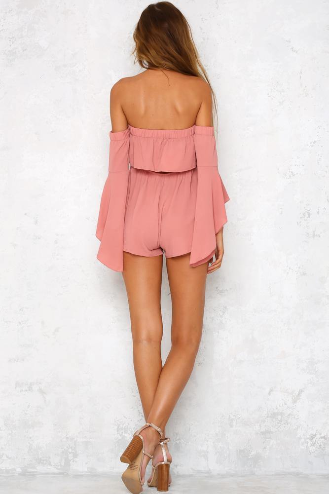 Happier With You Romper Blush