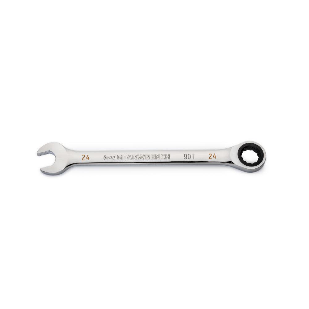 GEARWRENCH 24mm 90T 12 Point Ratcheting Combination Wrench 86924 from GEARWRENCH