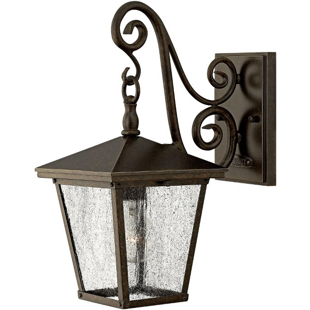 High Bronze Outdoor Wall Lantern