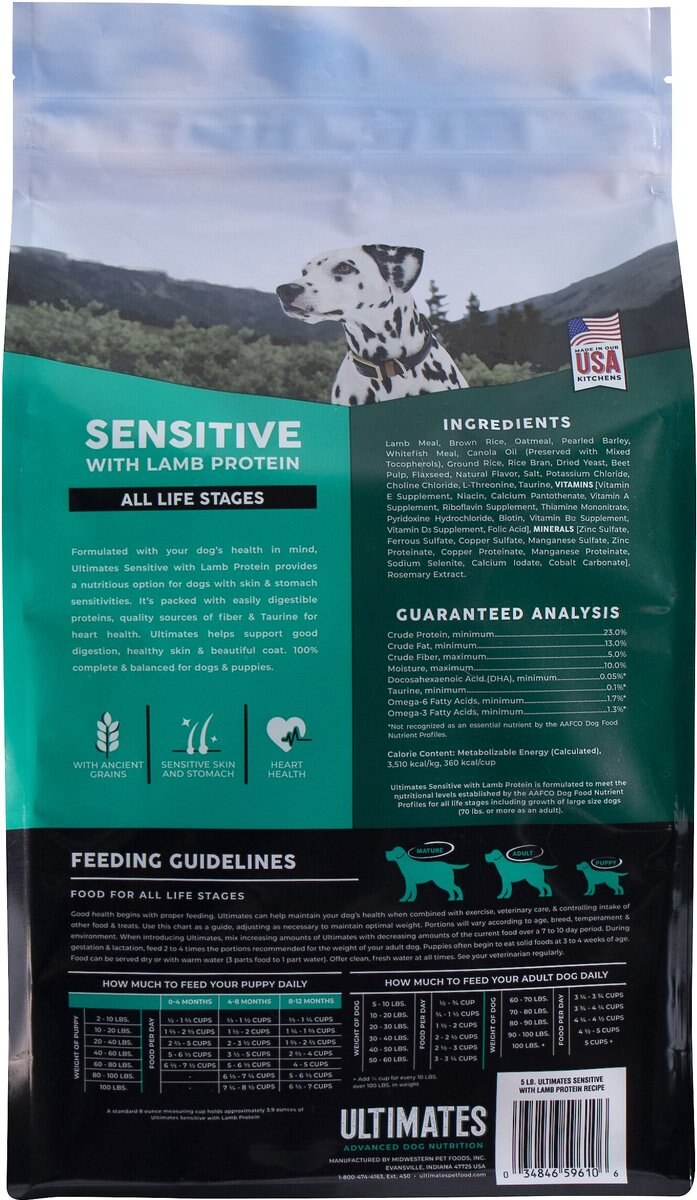 Ultimates Sensitive With Lamb Protein Dry Dog Food