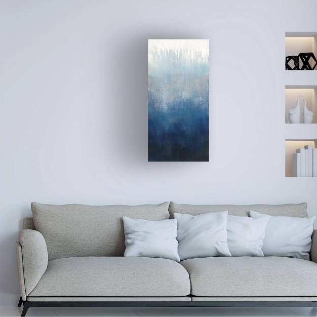 X 32 quot Silvia Vassileva x27 silver Wave I x27 Unframed Wall Canvas Trademark Fine Art