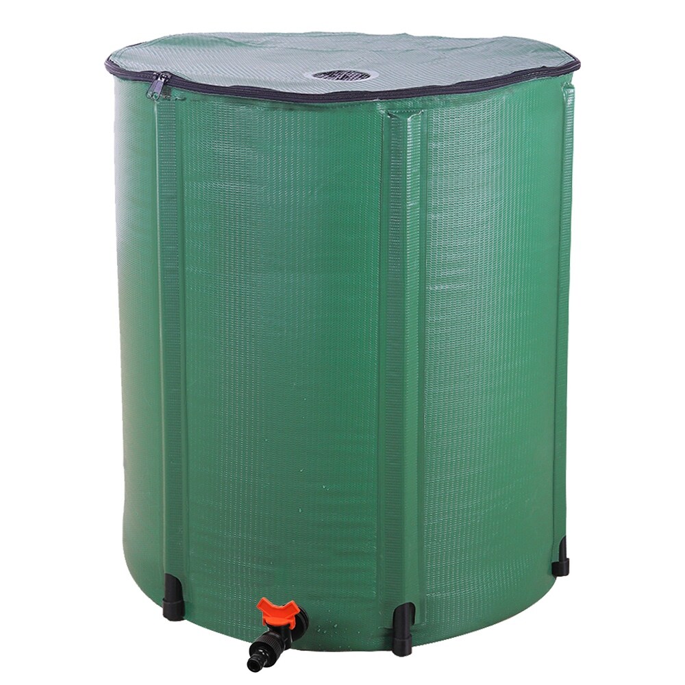 66 Gallon Folding Rain Barrel Water Collector   Small