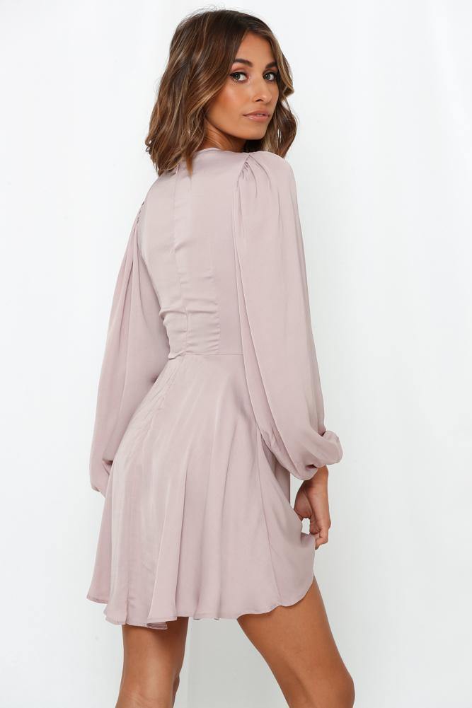 Okay To Be Different Dress Mauve