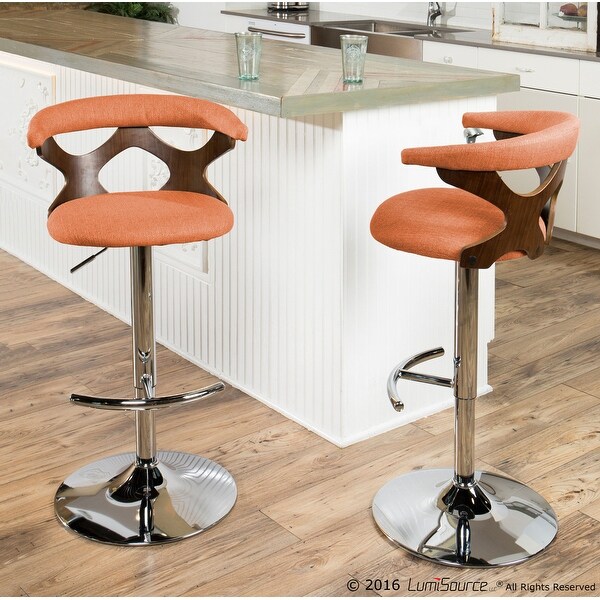 Carson Carrington Viby Adjustable Bar Stool (Set of 2)