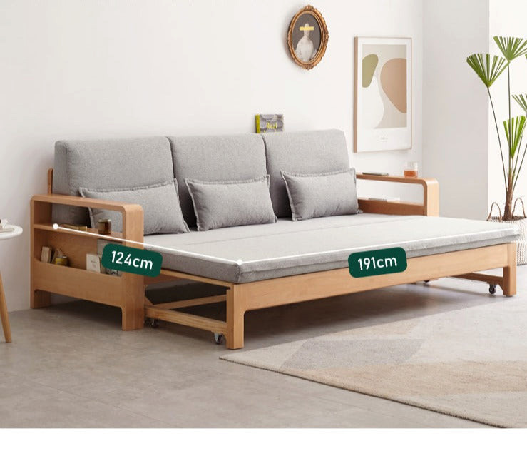 Oak  Beech Solid Wood Sleeper Sofa   Transitional   Sleeper Sofas   by GVAwood  Houzz