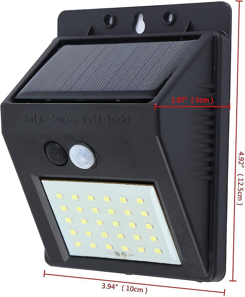 Solar Outdoor， 30 Led Solar Ip65 Solar With Mot Sensor Wireless Lamp For En Pool-1 Pack