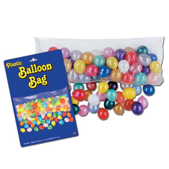 S S Worldwide Balloon Drop Bag with 100 Balloons