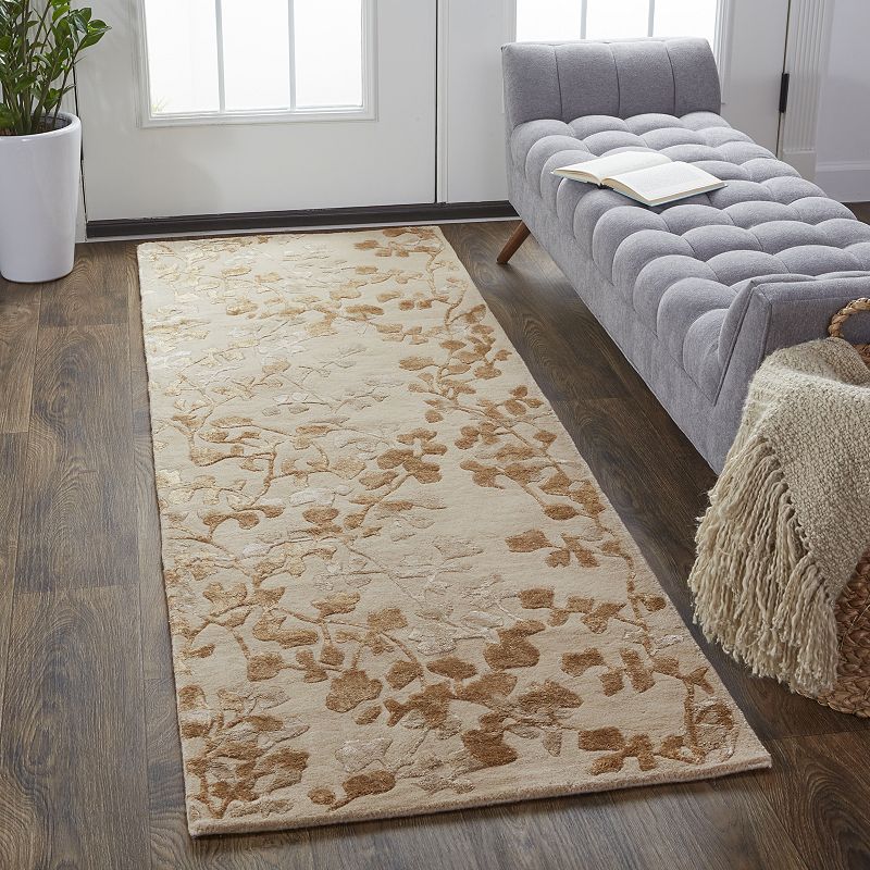 Weave and Wander Khalo Floral Wool Rug