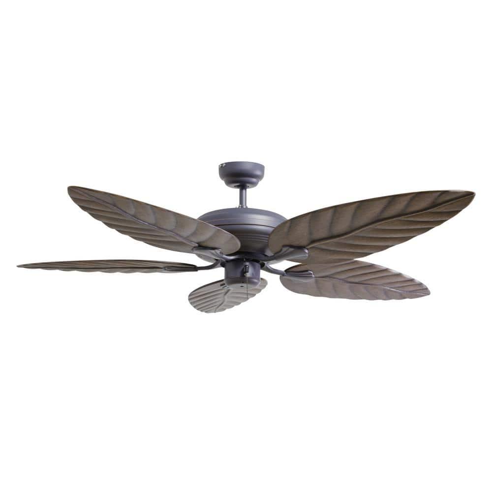 Design House Martinique 52 in IndoorOutdoor Oil Rubbed Bronze Ceiling Fan with No Light Kit with Remote Control