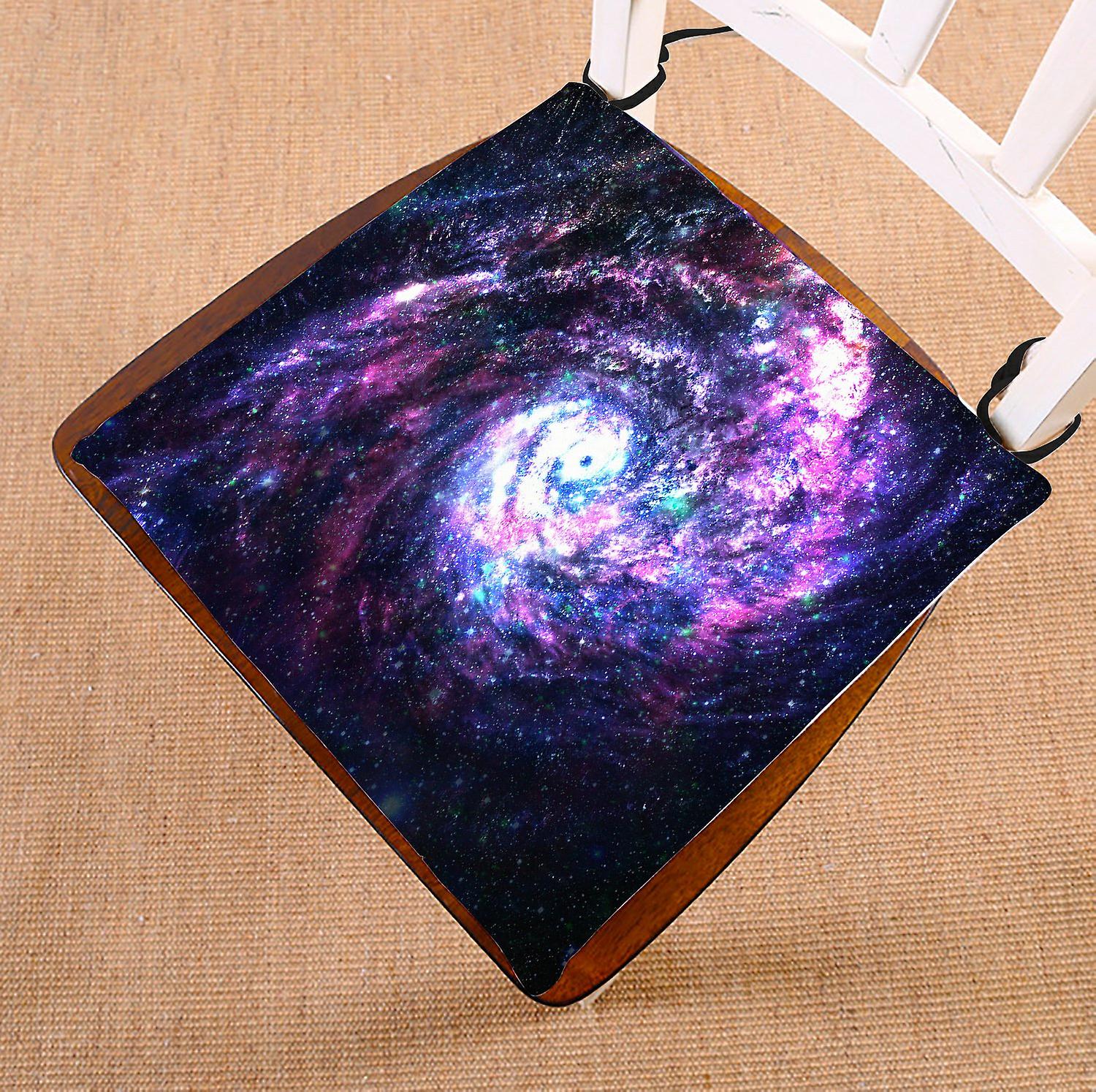 Cosmos Cosmic Chair Pad， Incredibly Beautiful Spiral Galaxy In Deep Space Seat Cushion Chair Cushion Floor Cushion 50x50 Cm