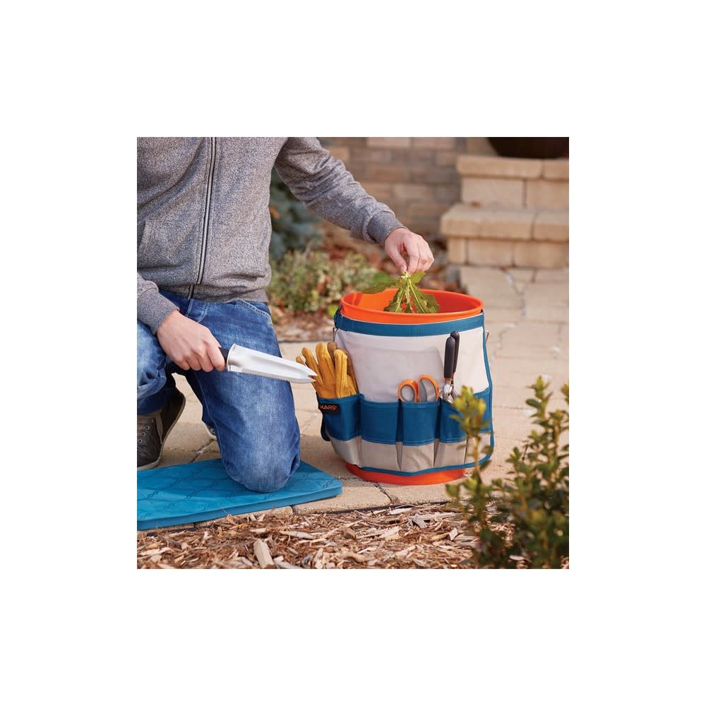 Fiskars Blue Tool Organizer Garden Bucket Caddy ;