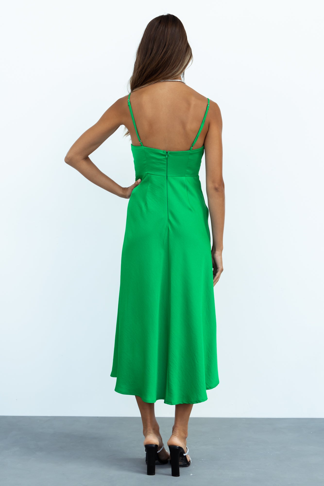 Family Secret Maxi Dress Green