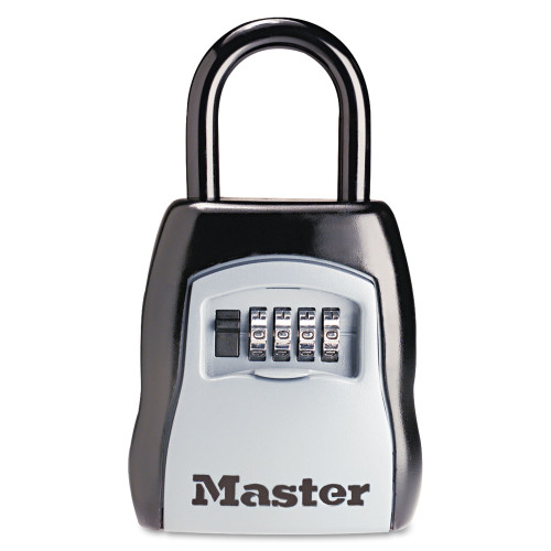 Master Lock Locking Combination 5 Key Steel Box， 3.25