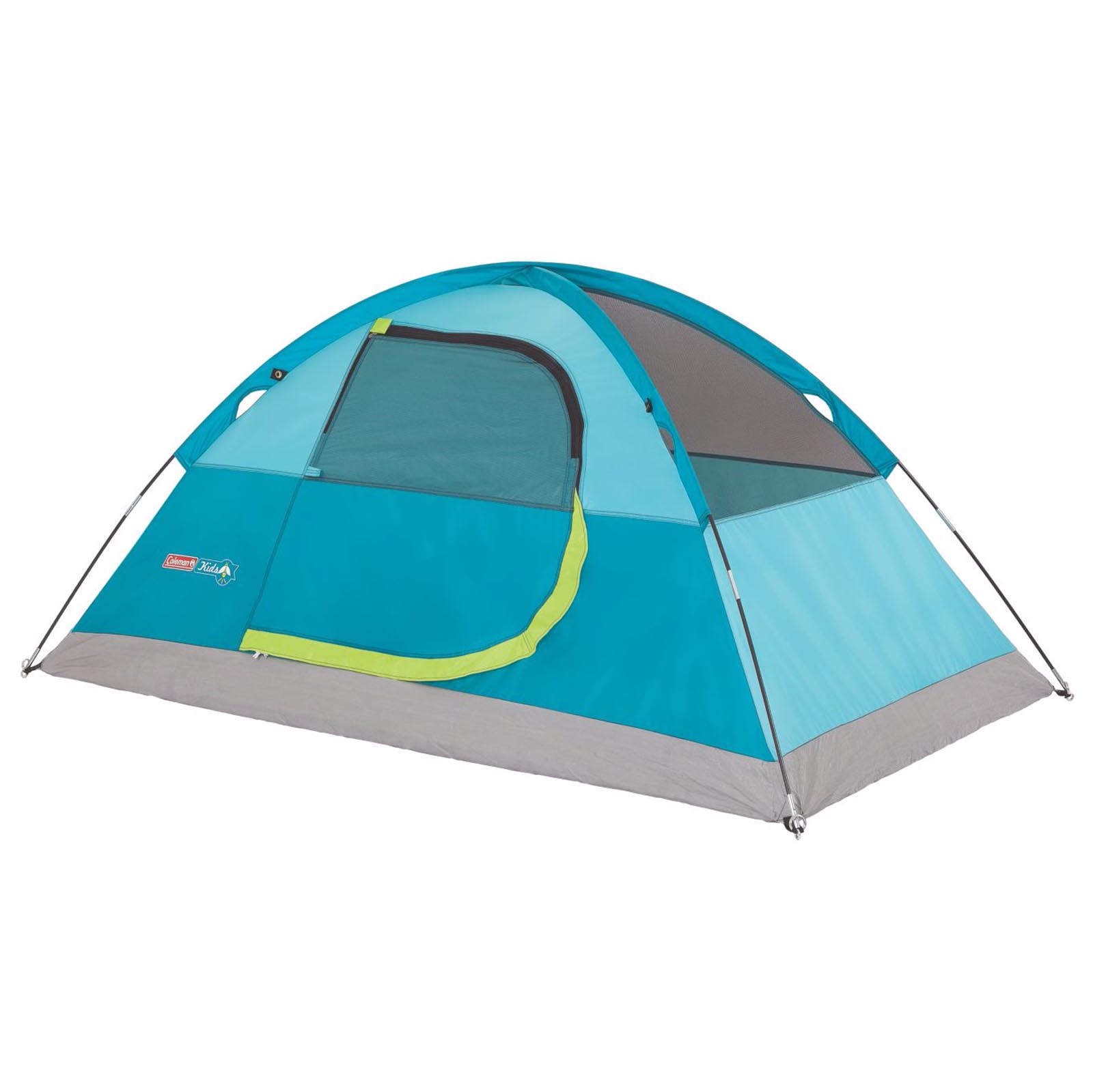 Coleman Wonder Lake Glow in the Dark Dome 4' x 7' Youth Tent， 1 Room， Teal