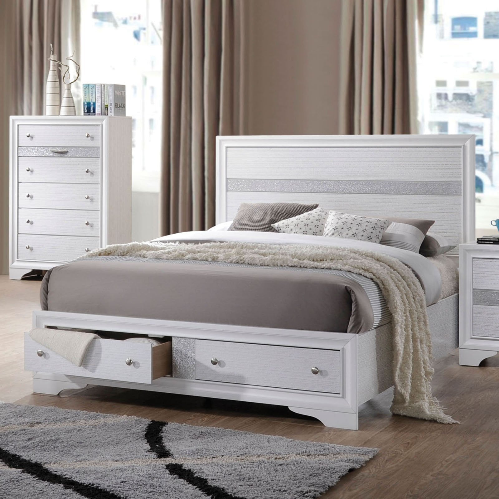 Acme Furniture Naima Storage Panel Bed