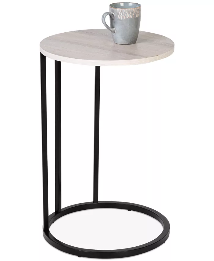 Honey Can Do Round C End Table