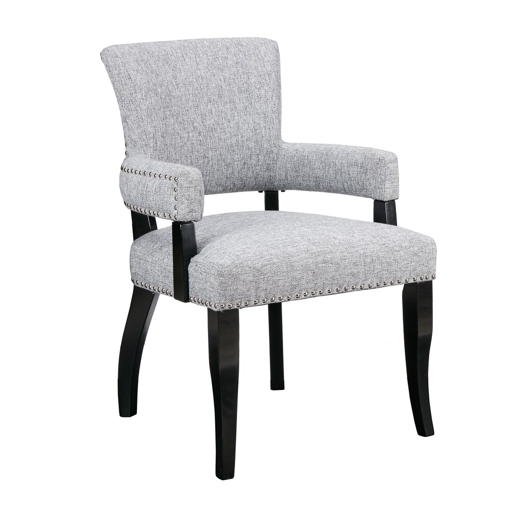 Copper Grove Cobleland Grey Arm Dining Chair