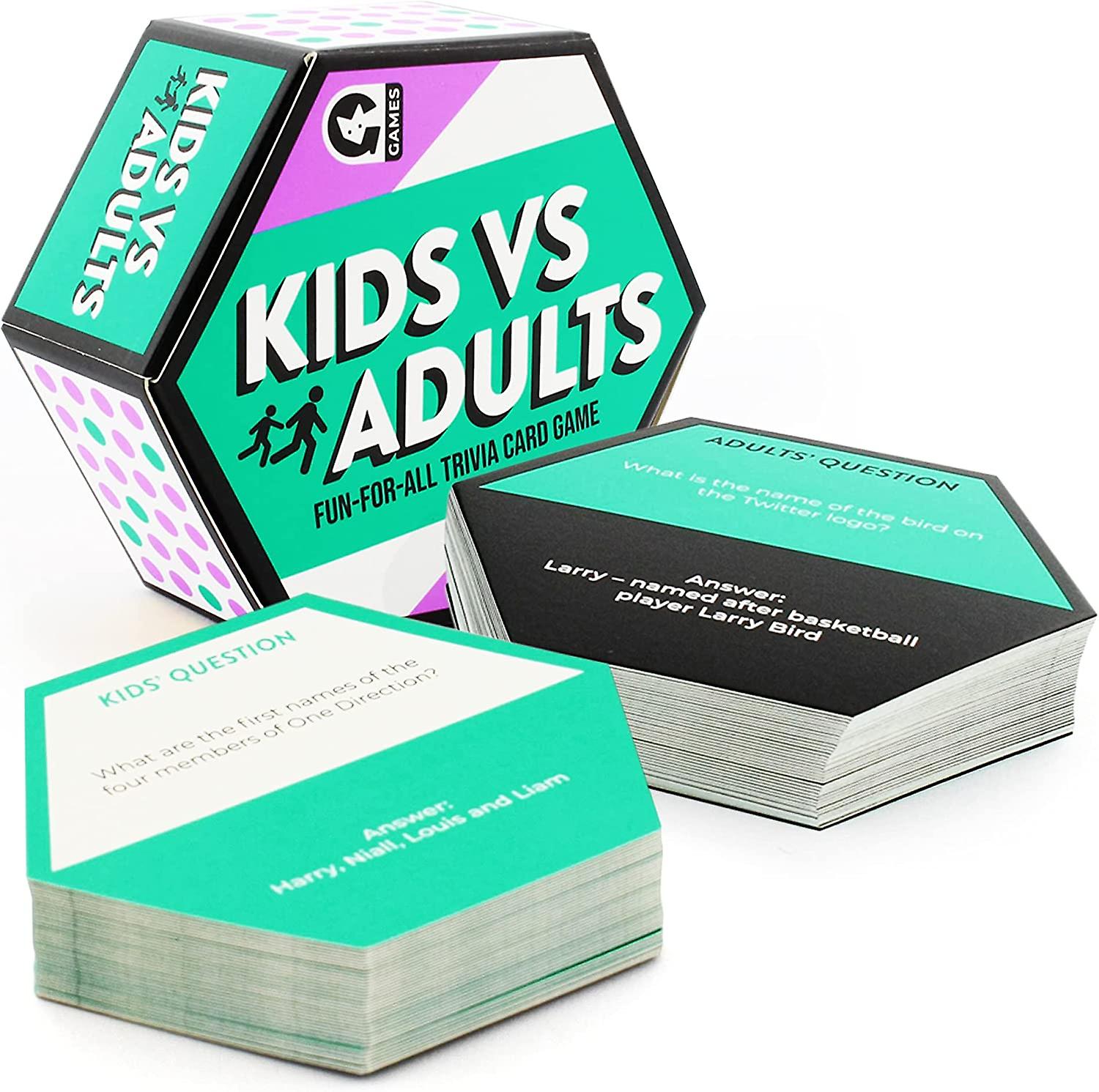 Ginger Fox Kids Vs Adults Card Game