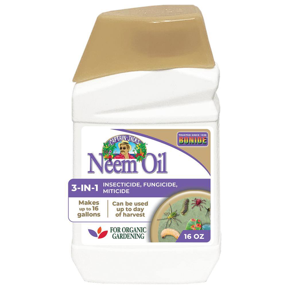 Bonide Captain Jack's Neem Oil 16 oz Concentrate Multi-Purpose Fungicide Insecticide and Miticide 024