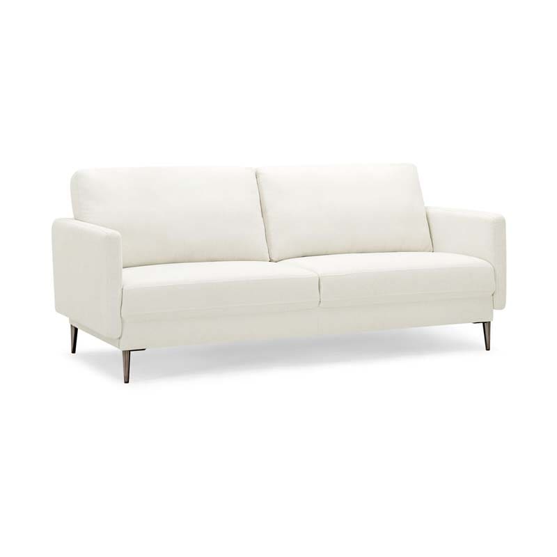 Modern Loveseat CertiPUR-US Certified 2-Seat Sofa Couch with Comfy Backrest Cushion & Solid Metal Legs