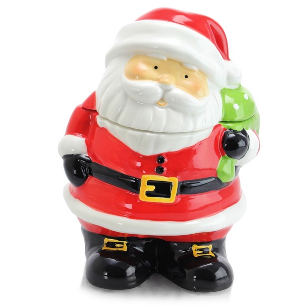 Gibson Jovial St Nick 7 5 Inch Santa Holiday Cookie Jar