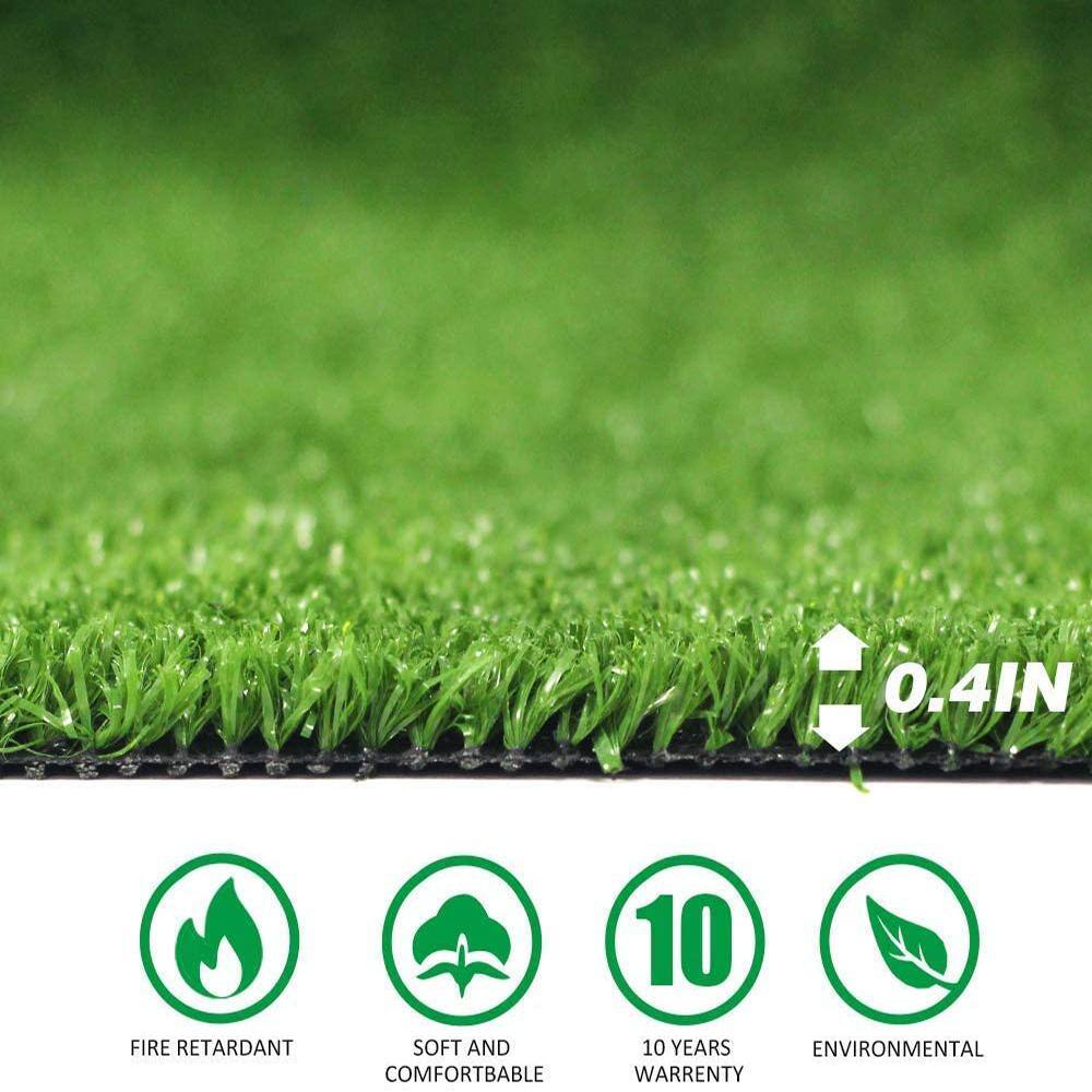 Kingdely 6.6 ft. x 10 ft. Green Artificial Grass Weed Barrier Landscape Fabric TCHT-XLH0999-01-03