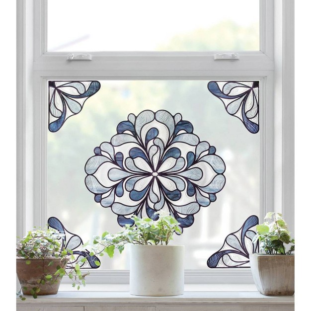 X 12 quot Capri Slate Accent Window Film Artscape