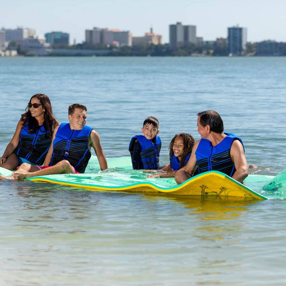 Aqua Lily Pad Yellow Water Mat Playground Floating Foam Pad for Lake ALP18