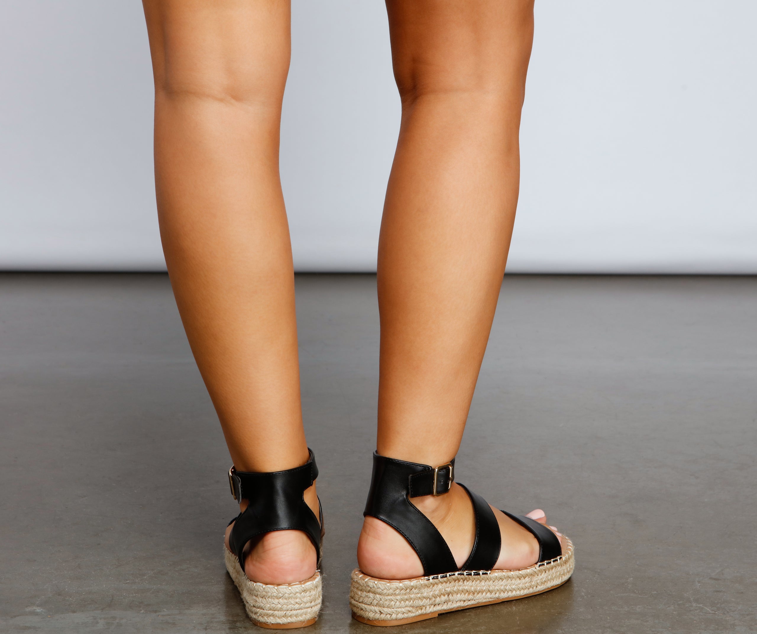 Vacay Queen Espadrille Platform Sandals