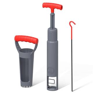 Gopher Trapping Set Mole Trap Vole Killer Outdoor Gopher Eliminator Reusable Mole Plunger (1-Set) GTS-001