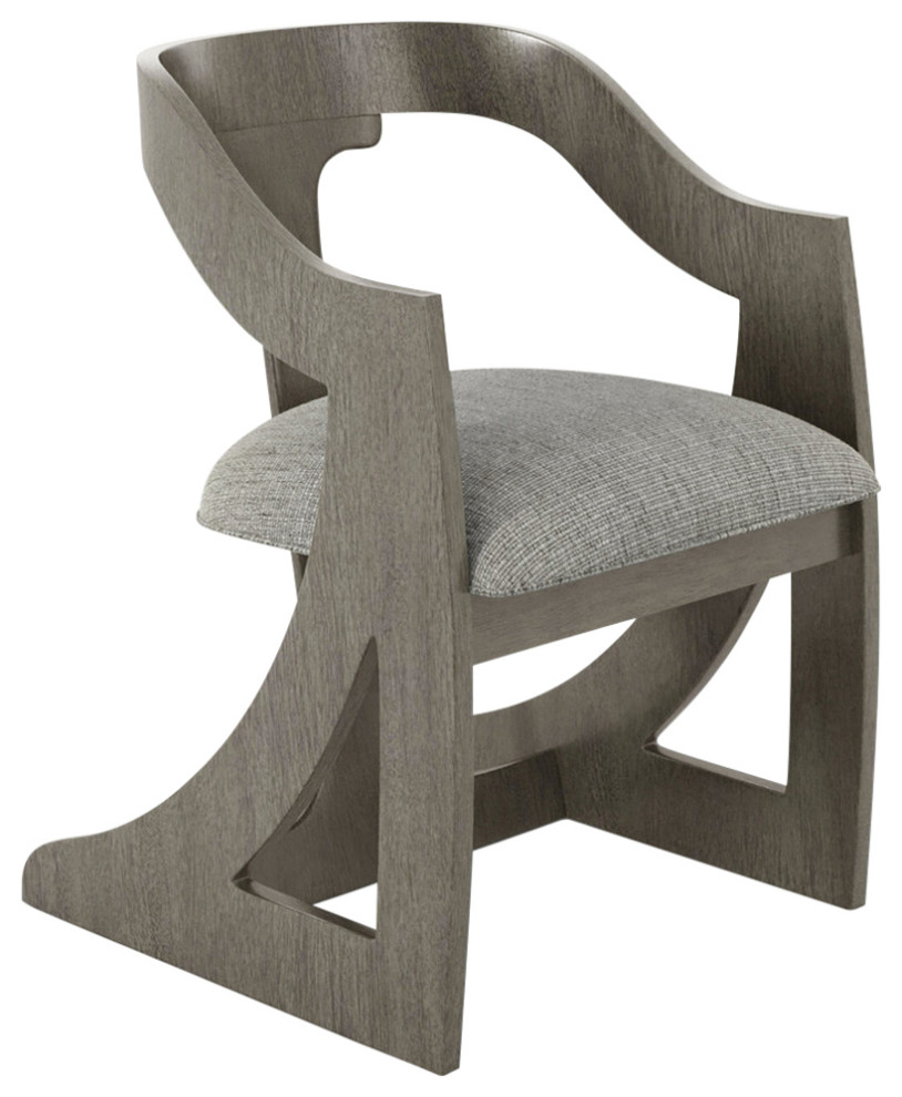 Crescent Barrel Chair   Transitional   Dining Chairs   by iAtelier Services Corp.  Houzz