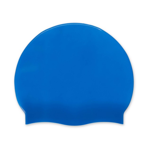 Speedo Jr Silicone Cap Blue