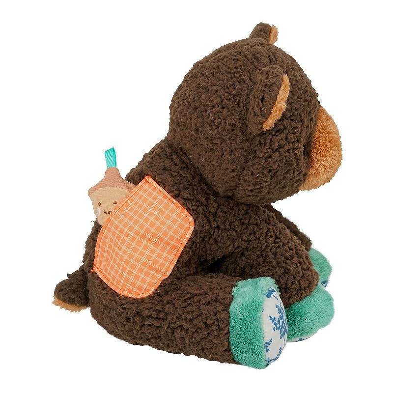 Manhattan Toy Wild Bear-y Plush Teddy Bear Stuffed Animal Activity Toy