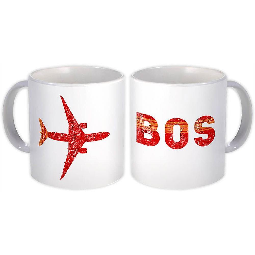 Gift Mug: USA Boston Logan Airport Massachusetts BOS Travel