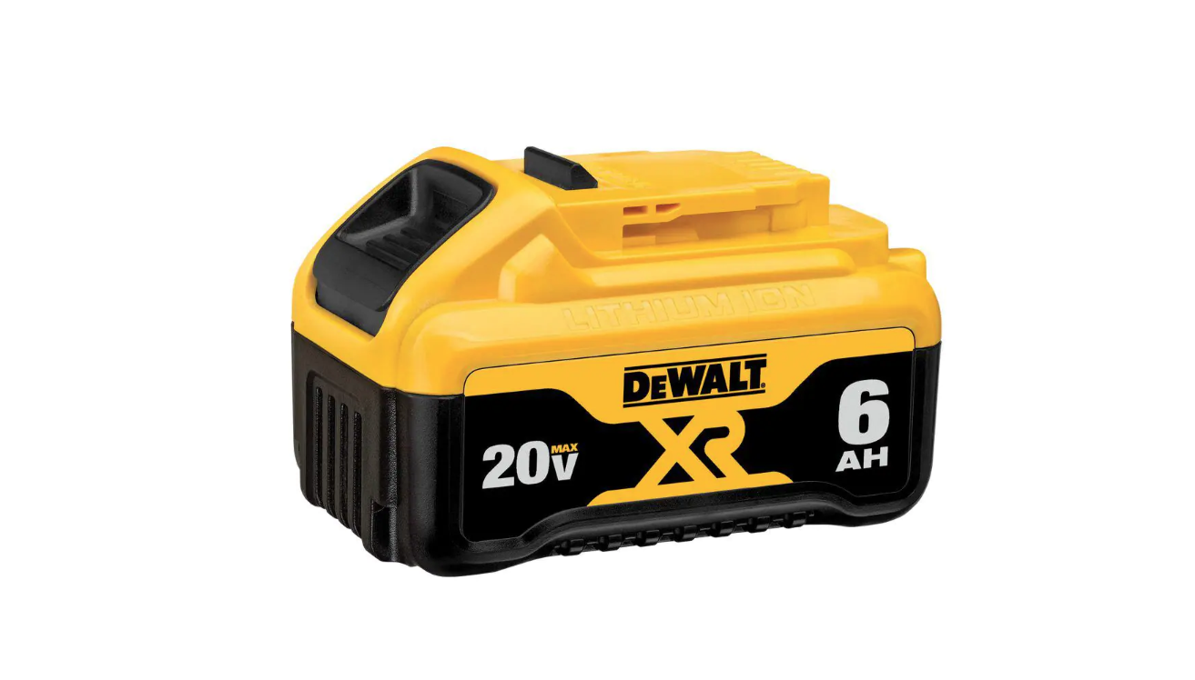 DEWALT DCB206-2 20-Volt MAX XR Premium Lithium-Ion 6.0Ah Battery Pack (2-Pack)